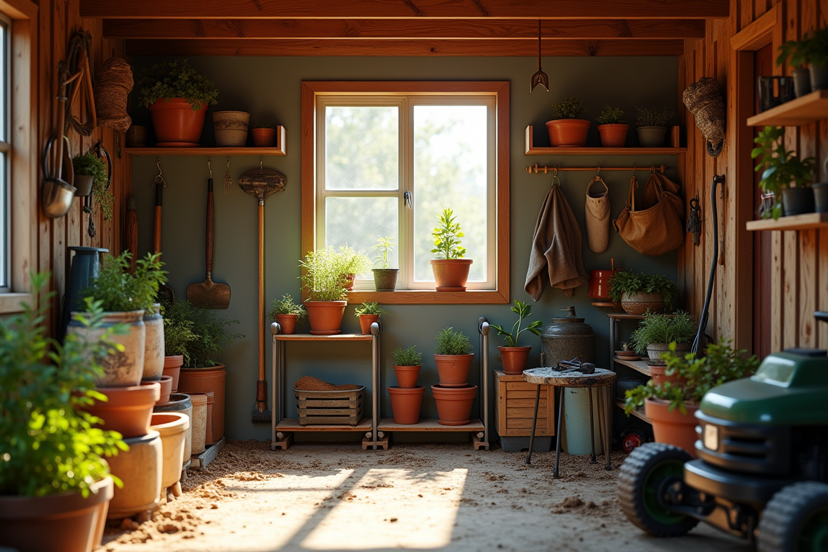 outils de jardinage