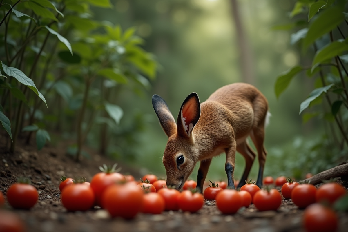 chevreuil tomates