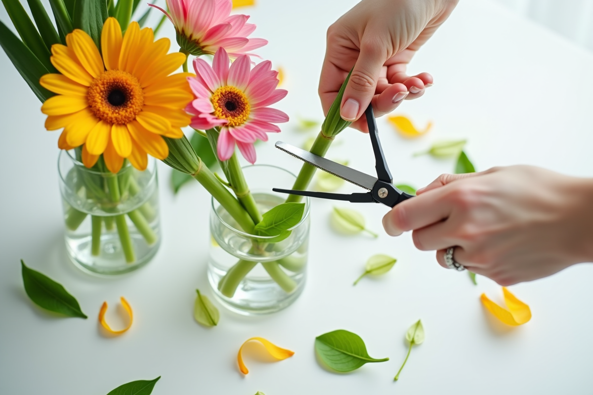 fleurs coupées
