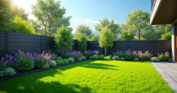 Les bĂ©nĂ©fices d’une clĂ´ture en acier pour votre jardin