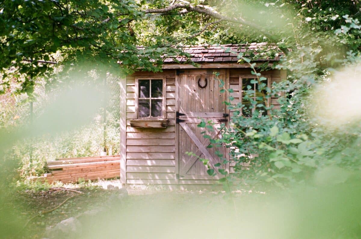 cabane de jardin